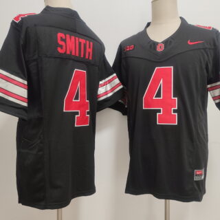 Men's Ohio State Buckeyes #4 Jeremiah Smith Black F.U.S.E. Limited Stitched Jersey
