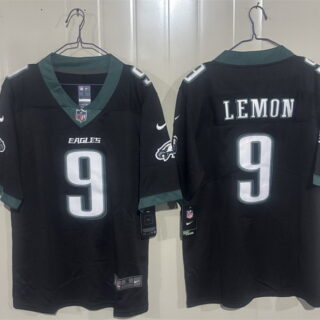 Men's Philadelphia Eagles #9 Makai Lemon Black 2026 Draft Vapor Untouchable Limited Stitched Football Jersey