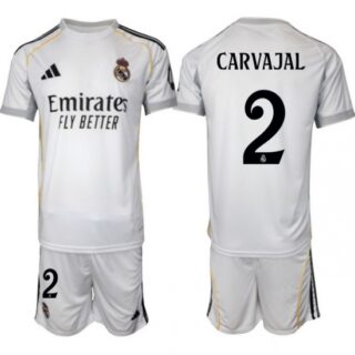 Men Real Madrid 2026 Soccer Jerseys White #2 CARVAJAL
