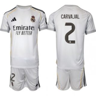 Men Real Madrid 2026 Soccer Jerseys White #2 CARVAJAL