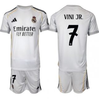 Men Real Madrid 2026 Soccer Jerseys White #7 VINI JR.