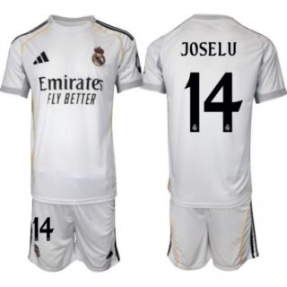 Men Real Madrid 2026 Soccer Jerseys White #14 JOSELU