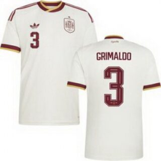 Men 3 Spain Alejandro Grimaldo World Cup 2026 Away Replica Jersey