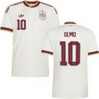 Men 10 Spain Dani Olmo World Cup 2026 Away Replica Jersey