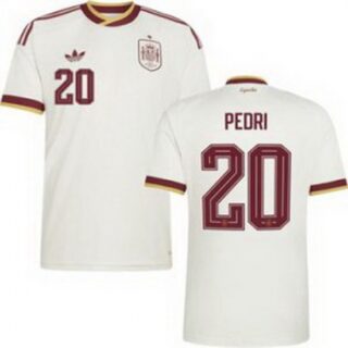 Men 20 Spain Pedri World Cup 2026 Away Replica Jersey