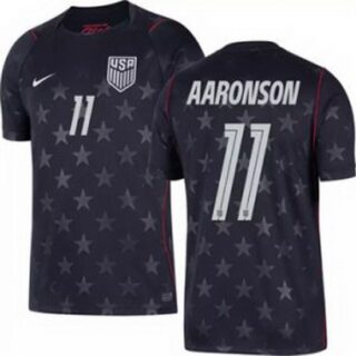 Men 11 Brenden Aaronson USMNT 2026 Home Stadium Replica Jersey