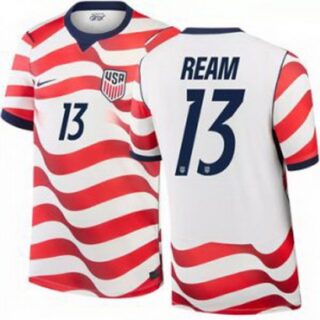 Men 13 Tim Ream USMNT 2026 Home Stadium Replica Jersey