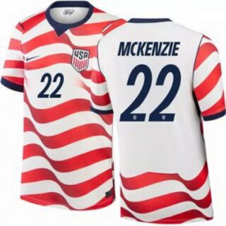 Men 22 Mark McKenzie USMNT 2026 Home Stadium Replica Jersey