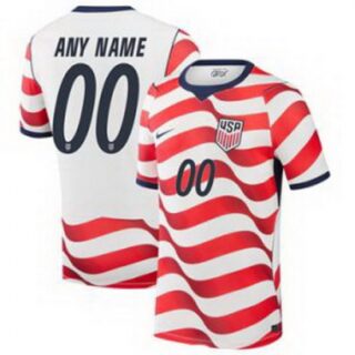 Men Men 00 Custom USMNT 2026 Stadium Replica Jersey