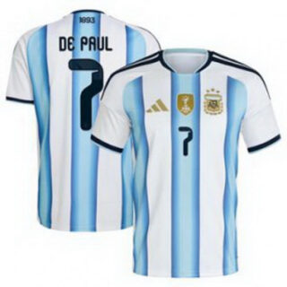 Men 7 Rodrigo De Paul Argentina National Team World Cup