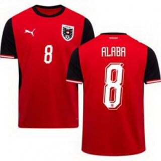 Men 8 Austria David Alaba World Cup Away Replica Jersey