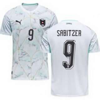Men 9 Austria Marcel Sabitzer World Cup Away Replica Jersey
