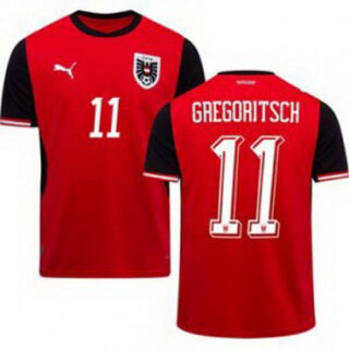 Men 11 Austria Michael Gregoritsch World Cup Away Replica Jersey