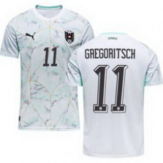 Men 11 Austria Michael Gregoritsch World Cup Away Replica Jersey
