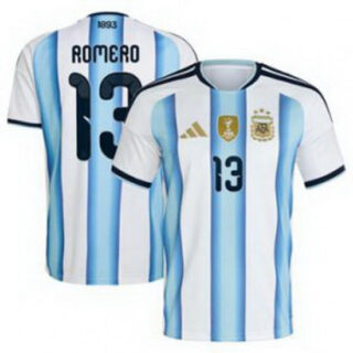 Men 13 Cristian Romero Argentina National Team World Cup