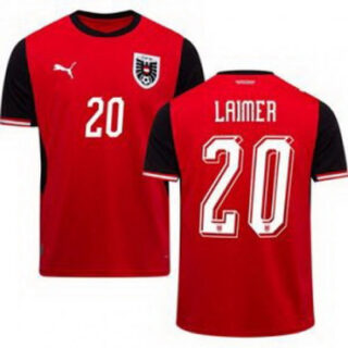 Men 20 Austria Konrad Laimer World Cup Away Replica Jersey