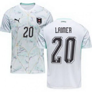 Men 20 Austria Konrad Laimer World Cup Away Replica Jersey