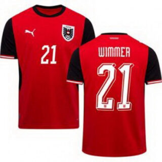 Men 21 Austria Patrick Wimmer World Cup Away Replica Jersey