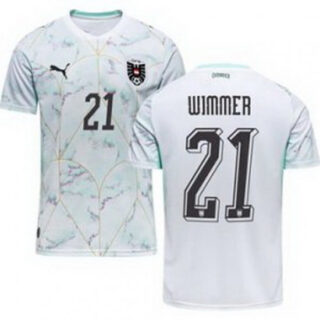 Men 21 Austria Patrick Wimmer World Cup Away Replica Jersey