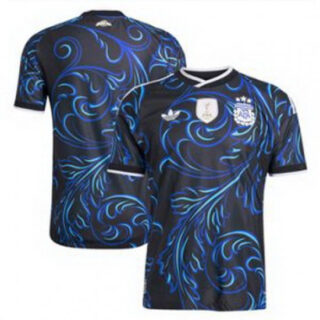 Men Blank Argentina National Team adidas 2026 Away Replica Jersey Black