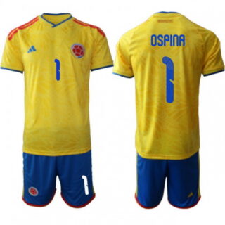 Colombia 2026 FIFA World Cup Soccer Jersey Yellow #1 OSPINA