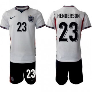 England FIFA World Cup026 White Soccer Jersey Dean Henderson #23