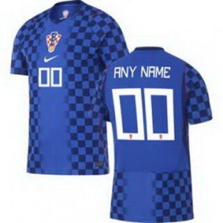 Men 00 Croatia Blank Away Replica World Cup