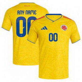 Men 00 Custom Colombia National Team Home