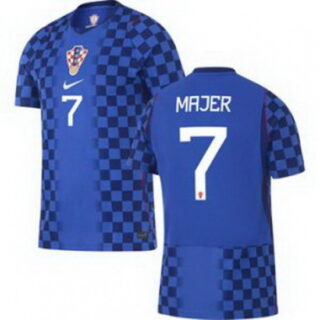 Men 7 Croatia Lovro Majer Away Replica World Cup