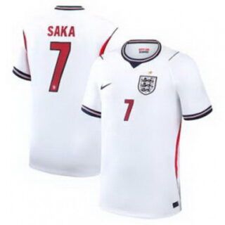 Men 7Bukayo Saka England Jersey