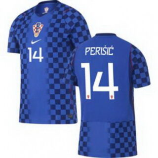 Men 14 Croatia Ivan Perisic Away Replica World Cup