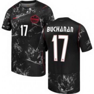 Men 17 Canada Tajon Buchanan Replica Away