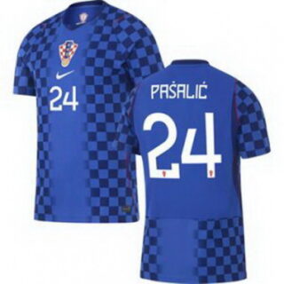 Men 24 Croatia Marco Pasalic Away Replica World Cup