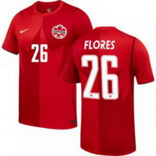 Men 26 Canada Marcelo Flores Replica Away