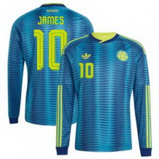 Men Colombia James Rodriguez 2026 Away Replica Turquoise Jersey