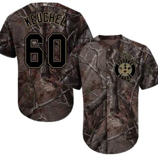 Astros #60 Dallas Keuchel Camo Realtree Collection Cool Base Stitched Youth Baseball Jersey