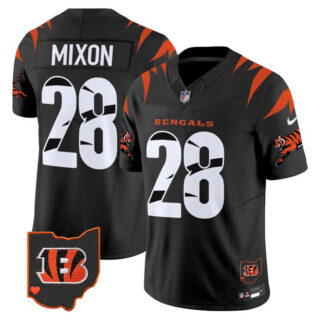 Men's Cincinnati Bengals #28 Joe Mixon Black F.U.S.E. Special Vapor Untouchable Limited Stitched Black Jersey
