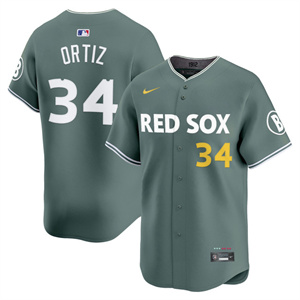 Men's Boston Red Sox 2025 City Connect Vapor Premier Limited Jersey V2 All Stitched Wilyer Abreu #34