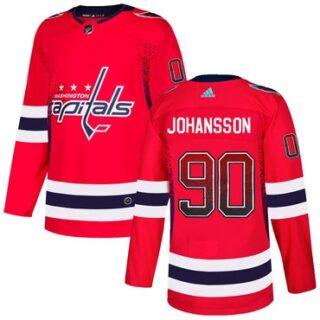 Capitals 90 Marcus Johansson Red Drift Fashion Adidas Jersey