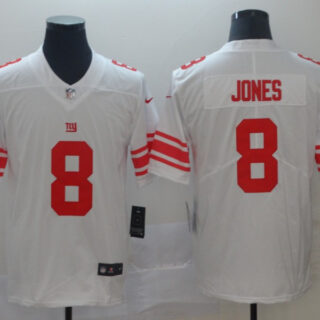 Giants 8 Daniel Jones White 2019 NFL Draft First Round Pick Vapor Untouchable Limited Jersey