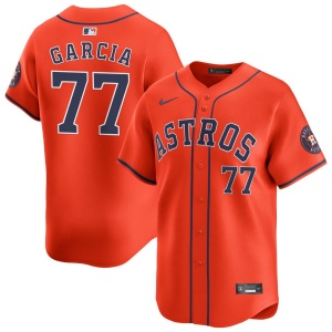Men's Houston Astros 2025 City Connect Vapor Premier Limited Jersey All Stitched #77 GARCIA