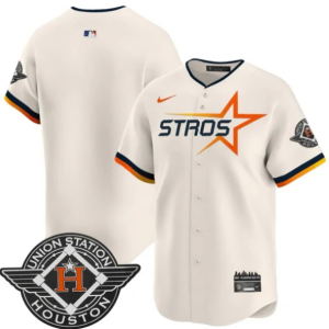 Men's Houston Astros 2025 City Connect Vapor Premier Limited Jersey All Stitched Cream Team