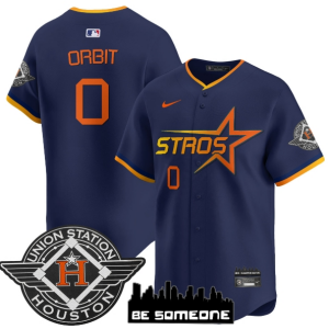 Men's Houston Astros 2025 City Connect Vapor Premier Limited Jersey All Stitched Navy Orbit #0