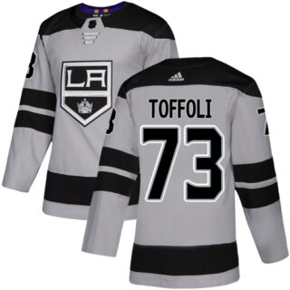 Kings #73 Tyler Toffoli Gray Alternate Authentic Stitched Hockey Jersey