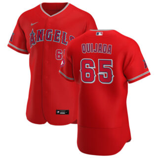 Los Angeles Angels #65 Jose Quijada Men's Nike Red Alternate 2020 Authentic Player MLB Jersey