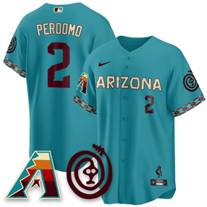 Men's Arizona Diamondbacks City Connect Concept Jersey V2 All Stitched Geraldo Perdomo #2