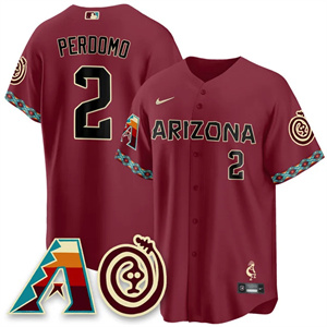 Men's Arizona Diamondbacks City Connect Concept Jersey V2 All Stitched Geraldo Perdomo #2