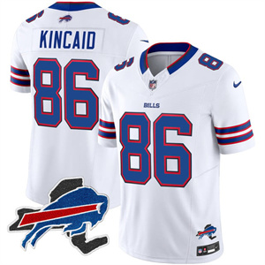 Men's #86 Buffalo Bills New York Patch Vapor Limited Jersey All Stitched