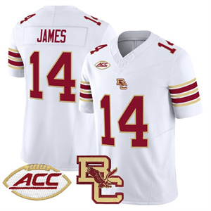 Boston College Eagles 2025 Vapor Limited Jersey All Stitched #14 Grayson James
