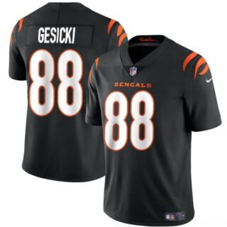 Men's Cincinnati Bengals #88 Mike Gesicki Black Vapor Untouchable Limited Stitched Jersey